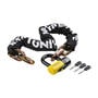 Black/Yellow - Kryptonite - New York Fahgettaboudit Chain 14 mm x 100 cm and NY Disc Lock Sold Secure Diamond